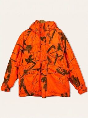 Cabela's Real Tree Camo Gore-Tex Tinsulate Hooded Outdoor  Hunting Winter Jacket